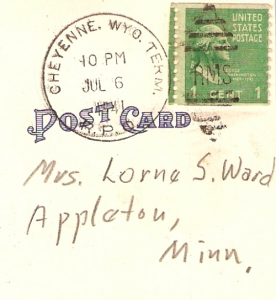 Postcard Appleton Address Appleton Postcard Address