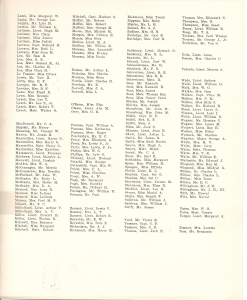 Mariposa Passenger List July 11 1941