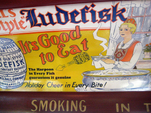 Old Ludefisk Advertisement