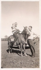 Susan and Magnus on horse