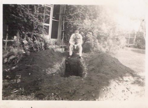 Picture 33 Mandatory Trench Digging Outside Residence