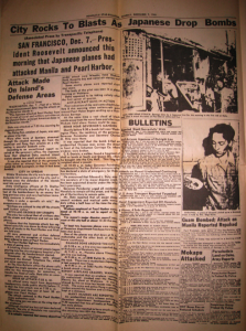 Honolulu Star-Bulletin December 7th, 1941