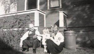 Charles Ward with Susan and Milly Charles Ward with Susan and Milly