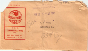 Birthday Telegram 1942
