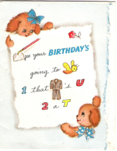 Jerry's Birthday Card Jerry's Birthday Card