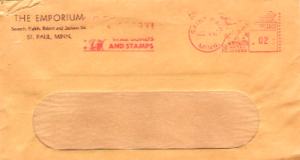 Sales receipt from The Emporium, St. Paul, MN