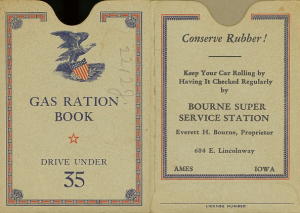 Gas Ration Book