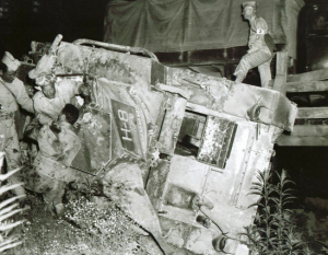 Overturned tank Overturned tank