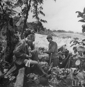 Guadalcanal foxholes