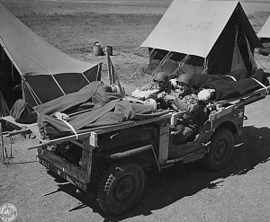 Improvised Jeep Ambulance, Camp Carson Improvised Jeep Ambulance, Camp Carson