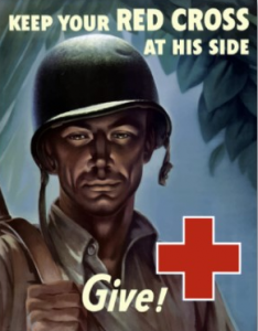 Red Cross Poster, WWII Red Cross Poster, WWII