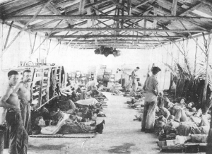 Malaria field hospital, Guadalcanal Malaria field hospital, Guadalcanal