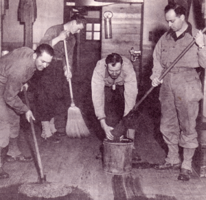 Cleaning Barracks