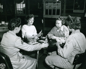 WAC Women Playing Bridge