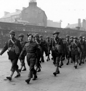 American Troops March Through Belfast American Troops March Through Belfast