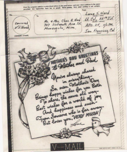 Mother's Day V-Mail