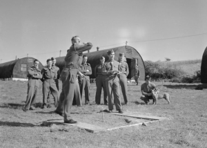 US Troops Play Horseshoes US Troops Play Horseshoes