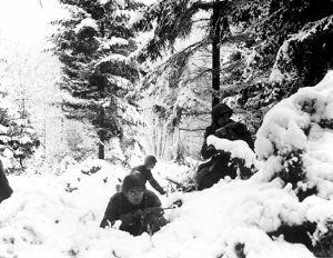 American Troops In The Ardennes, Battle Of The Bulge