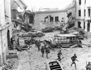 US Attacks Japanese In Manila US Attacks Japanese In Manila