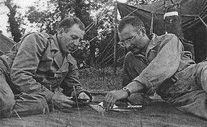 Playing Cribbage In Normandy Playing Cribbage In Normandy