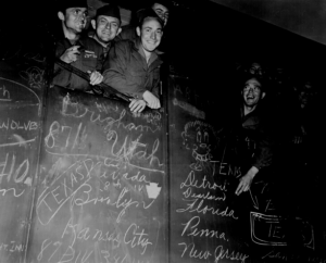 Troops Heading To Le Havre To Be Shipped Home Troops Heading To Le Havre To Be Shipped Home
